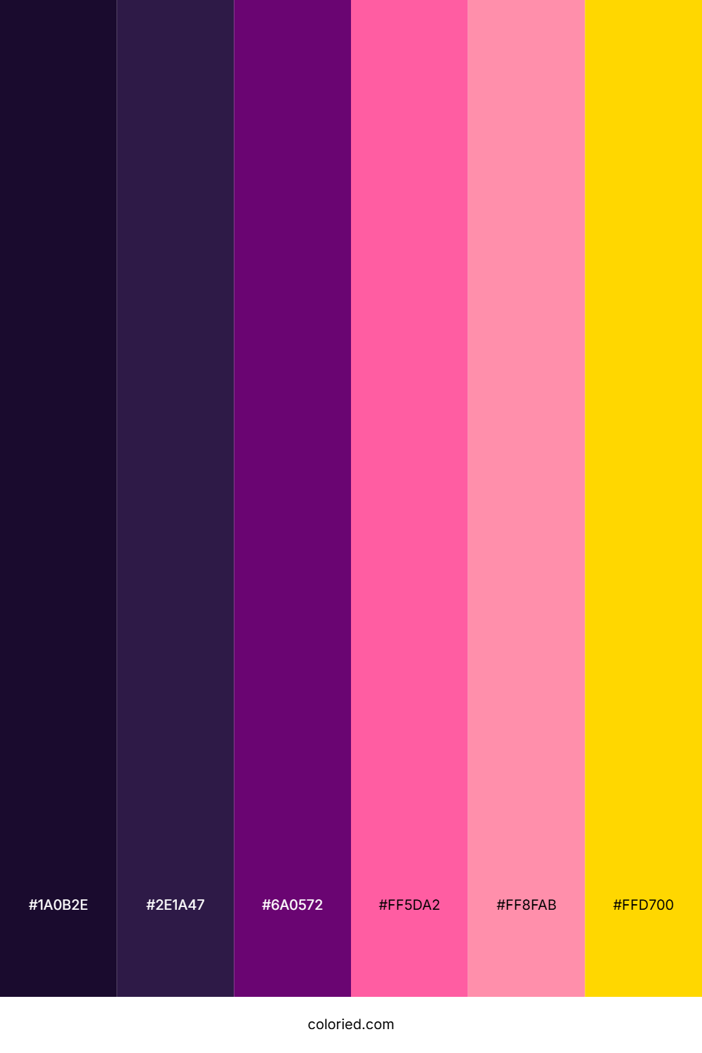 Midnight Orchid Gold Palette