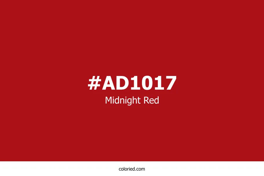 Midnight Red Color