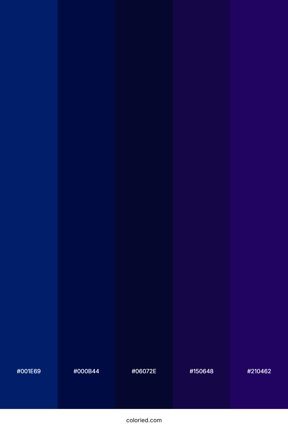 Midnight Sapphire Color Palette