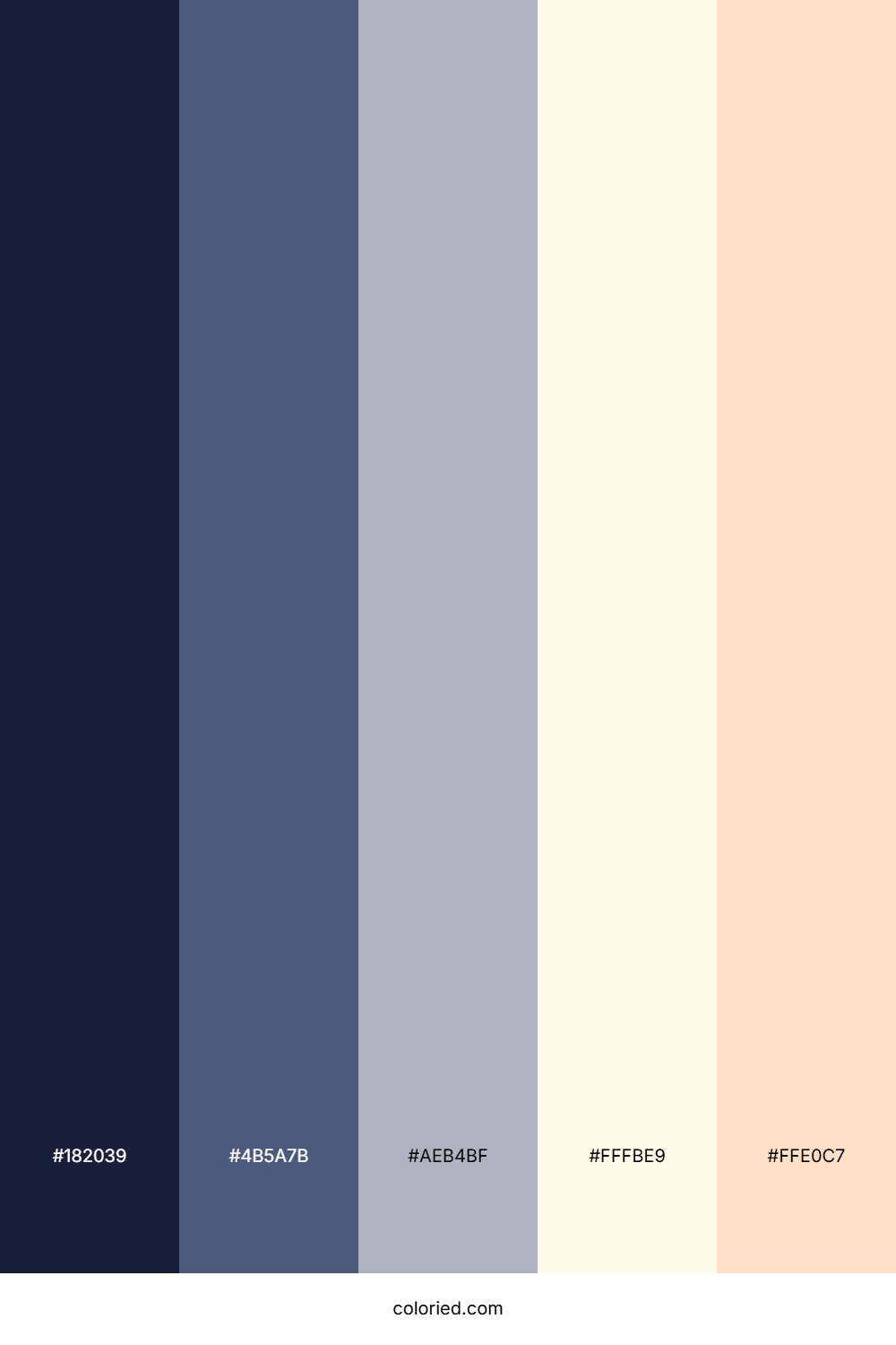Midnight Sky Glow Color Palette
