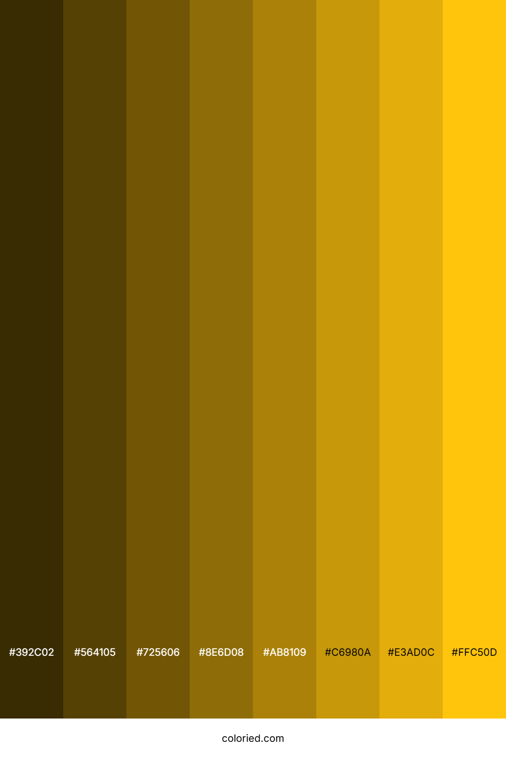 Mikado Yellow Color Shades