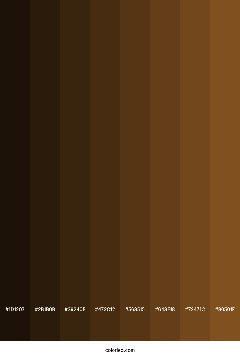 Milk Chocolate Color Shades