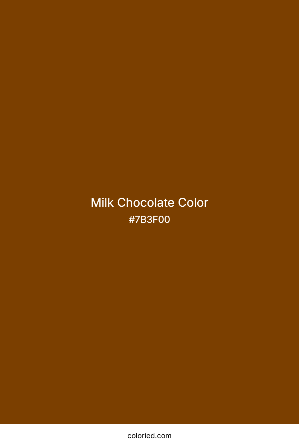 Milk Chocolate Color