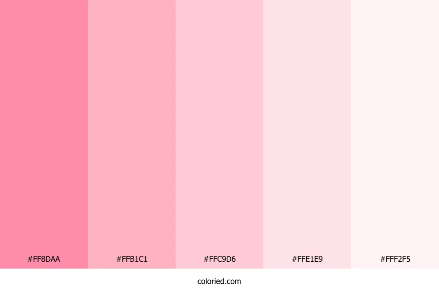Millennial Pink Color Palette