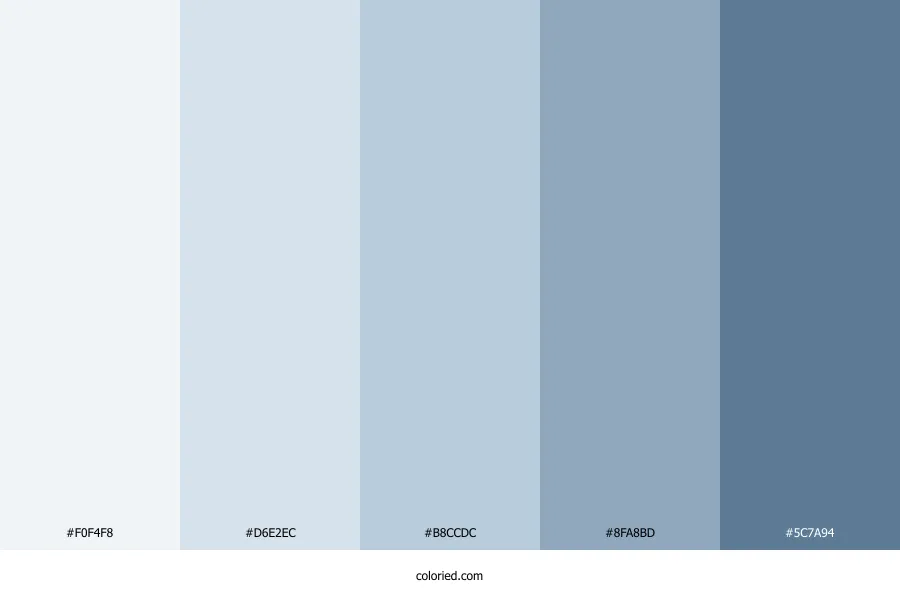Minimalist Blue Color Palette