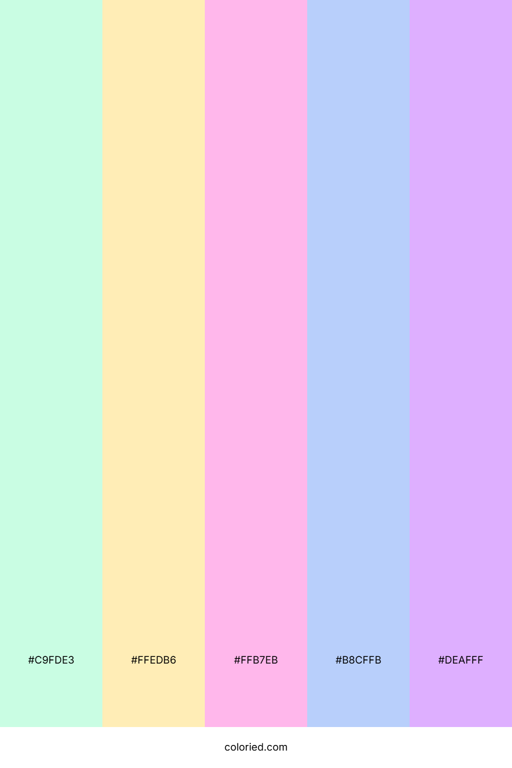 Mint and Cotton Candy Color Palette