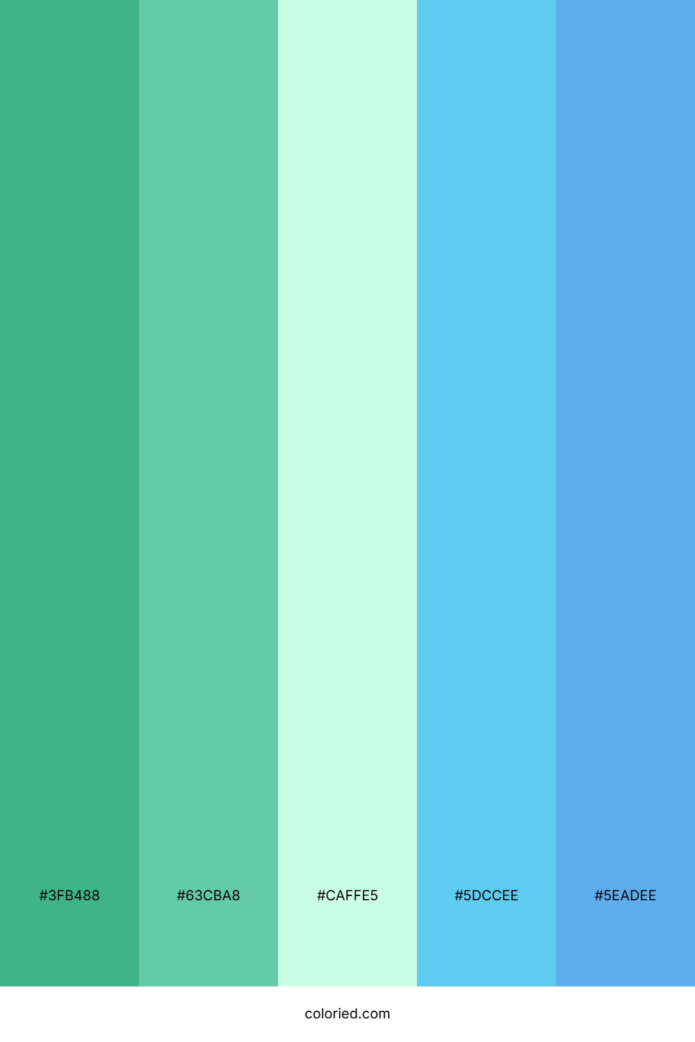 Mint Coral Reef Color Palette