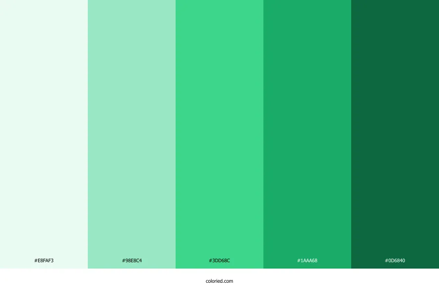 Mint Green Color Palette