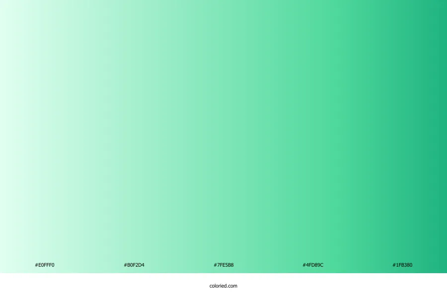 Mint Green Gradient