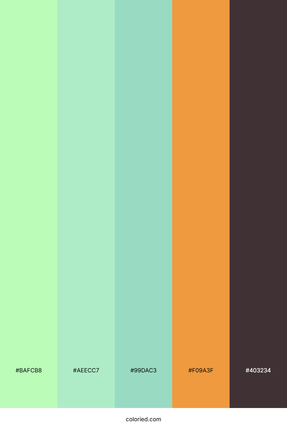 Mint Meadow Breeze Color Palette