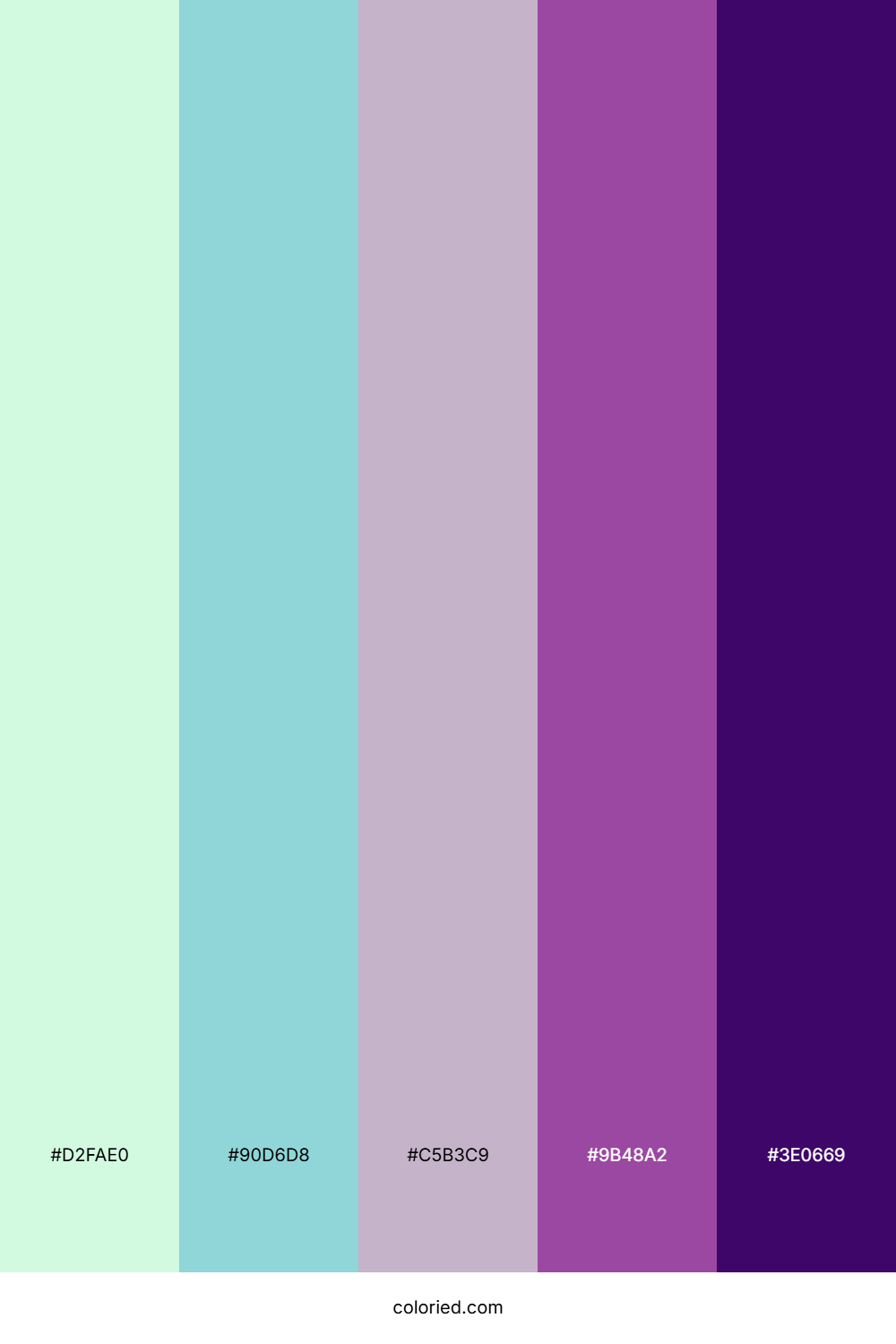 Mint Orchid Twilight Palette