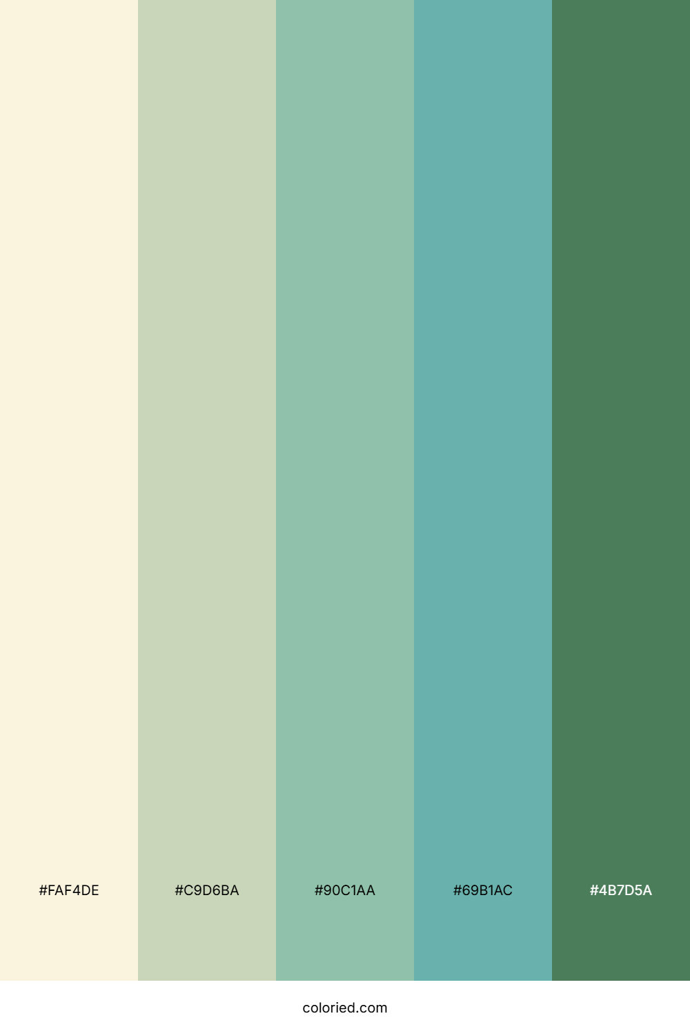Minted Meadow Breeze Color Palette