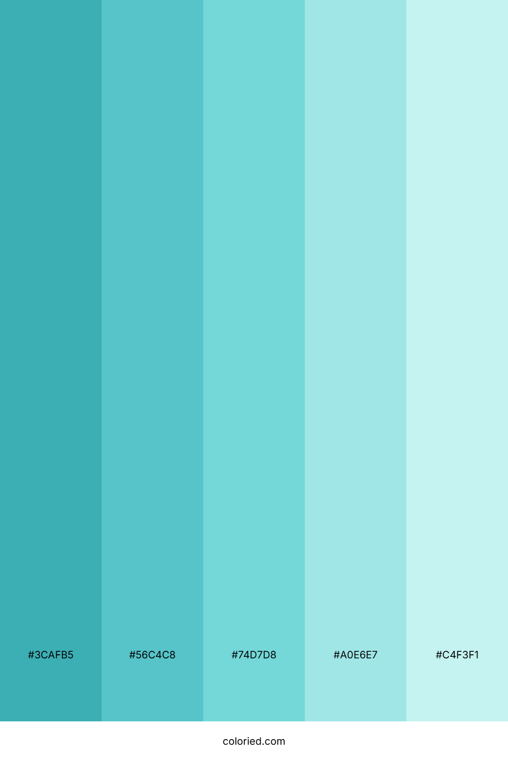 Minty Blue Color Palette