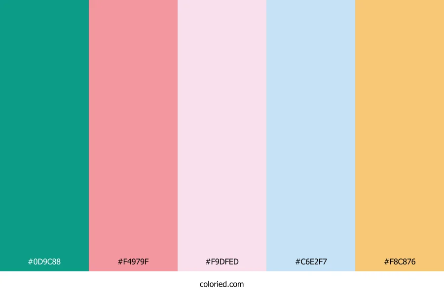 Minty Candy Breeze Color Palette