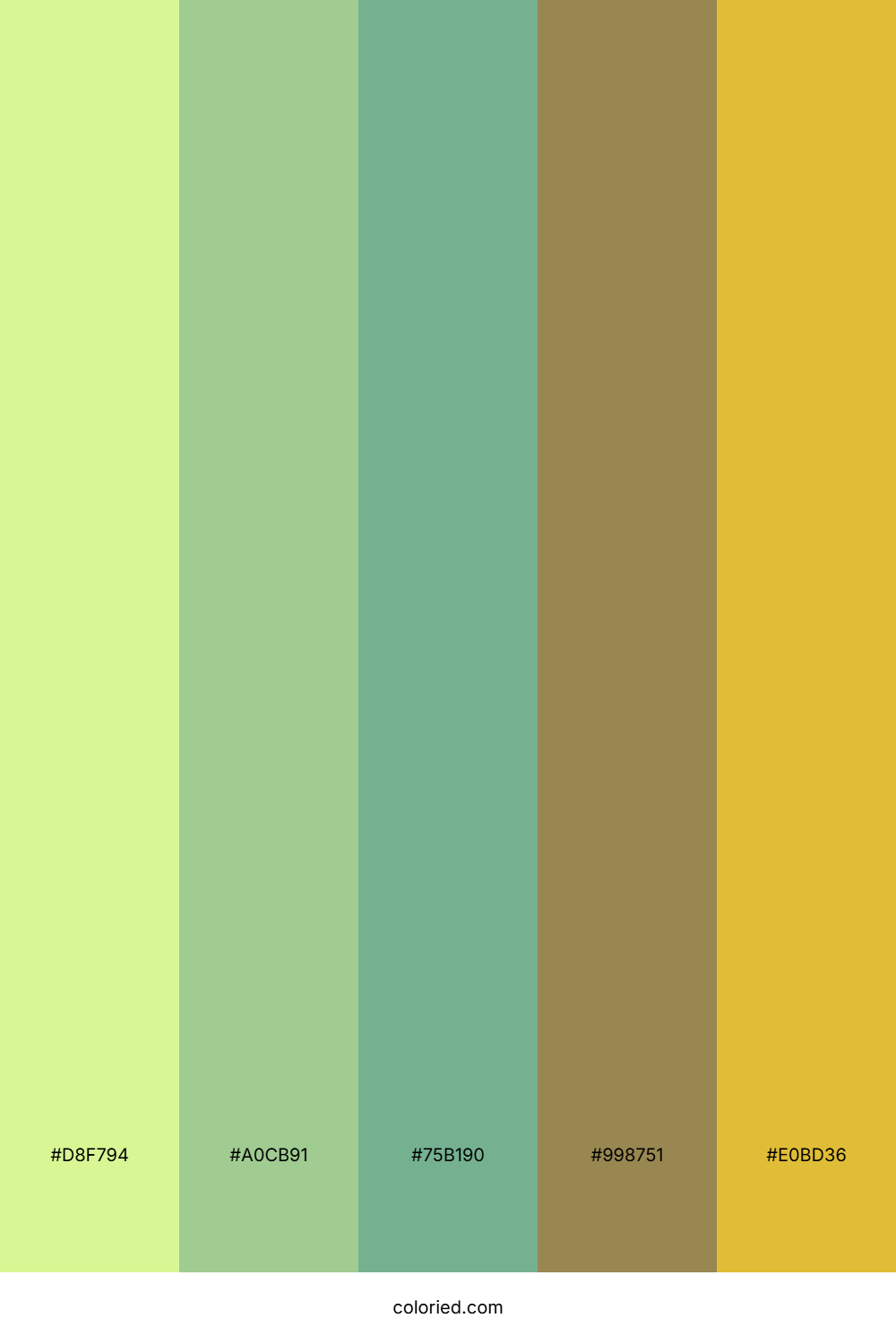 Minty Lemon Grove Palette