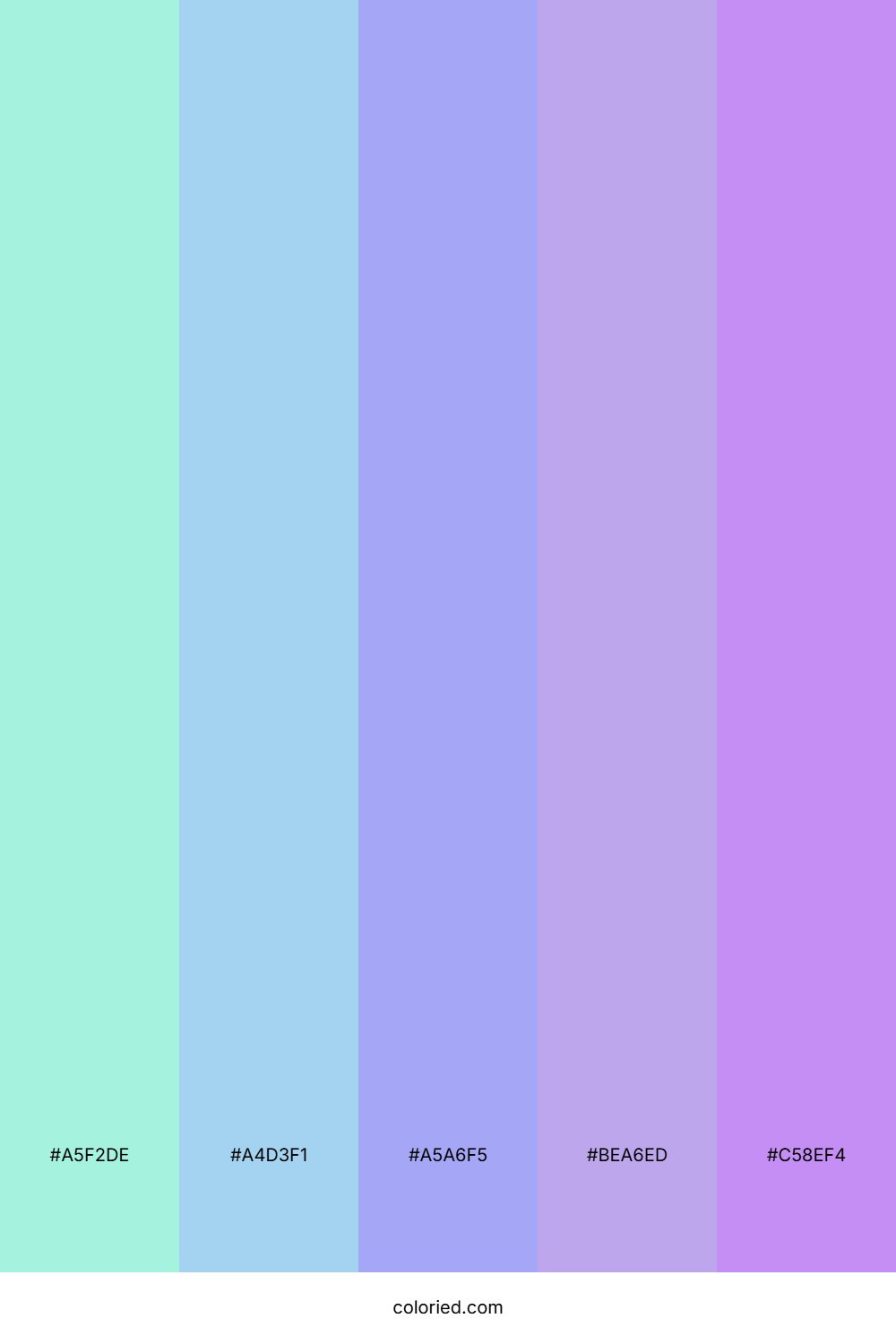 Minty Sky Glow Color Palette