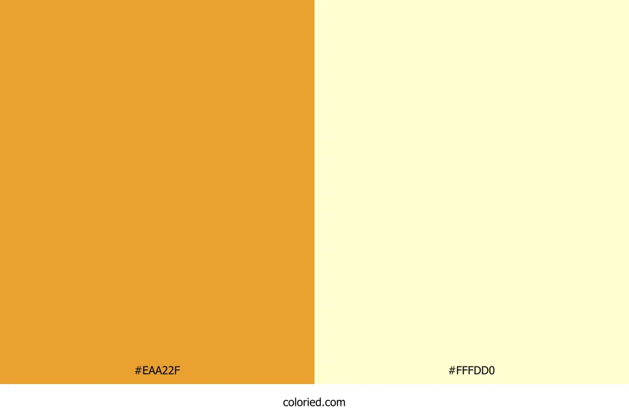 Misted Marigold and Cream Dress Combination