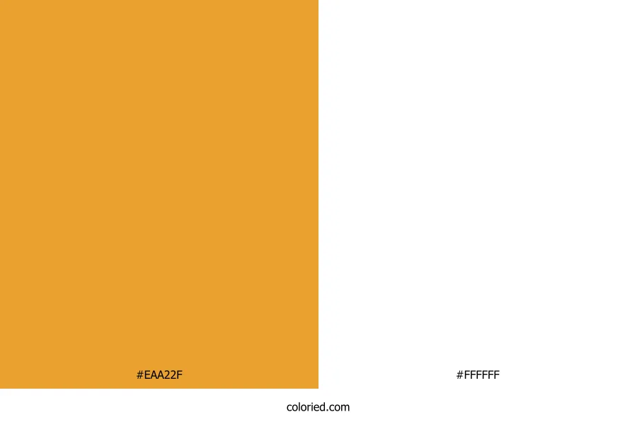 Misted Marigold and White Dress Combination