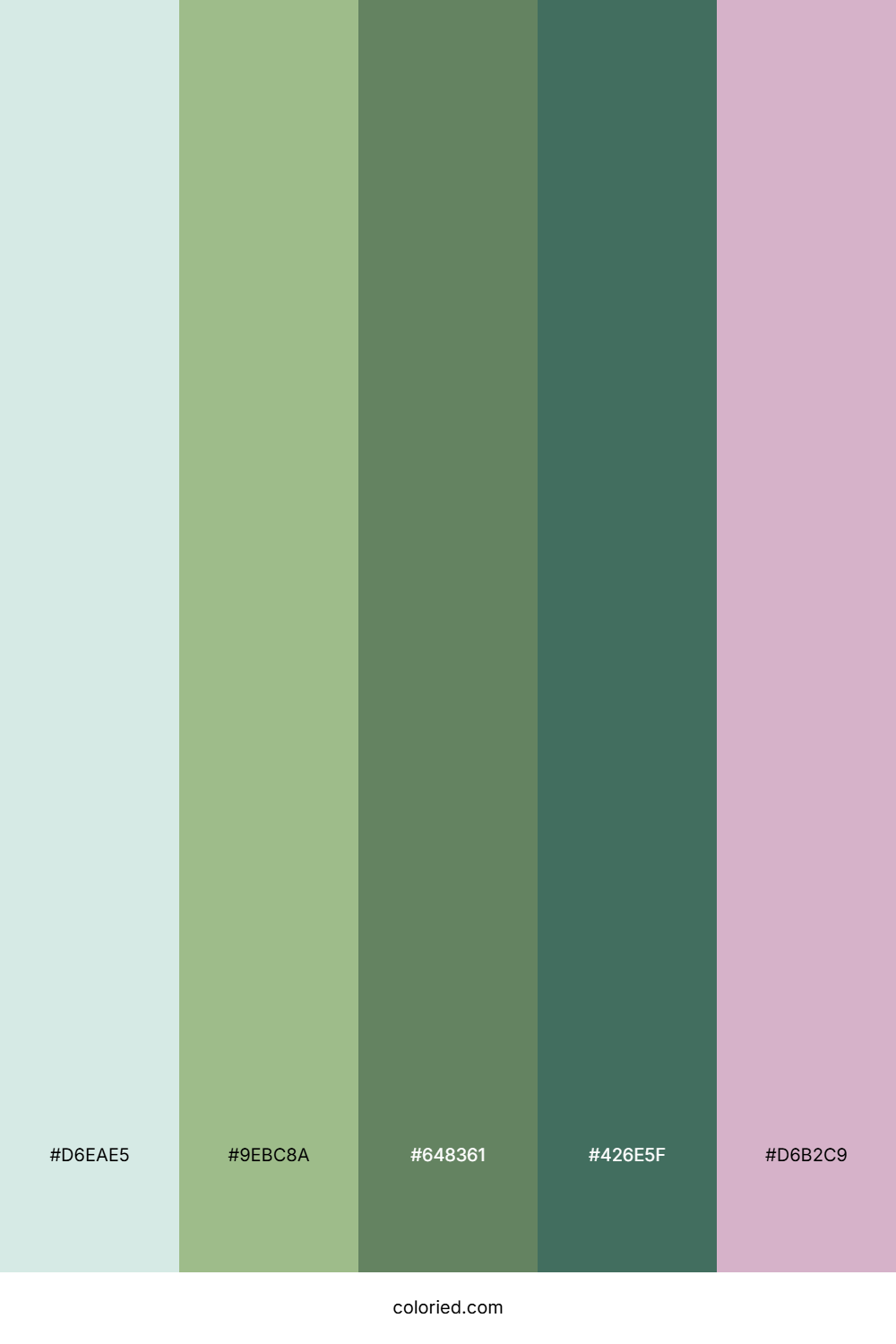Mistwood Fern Whisper Color Palette