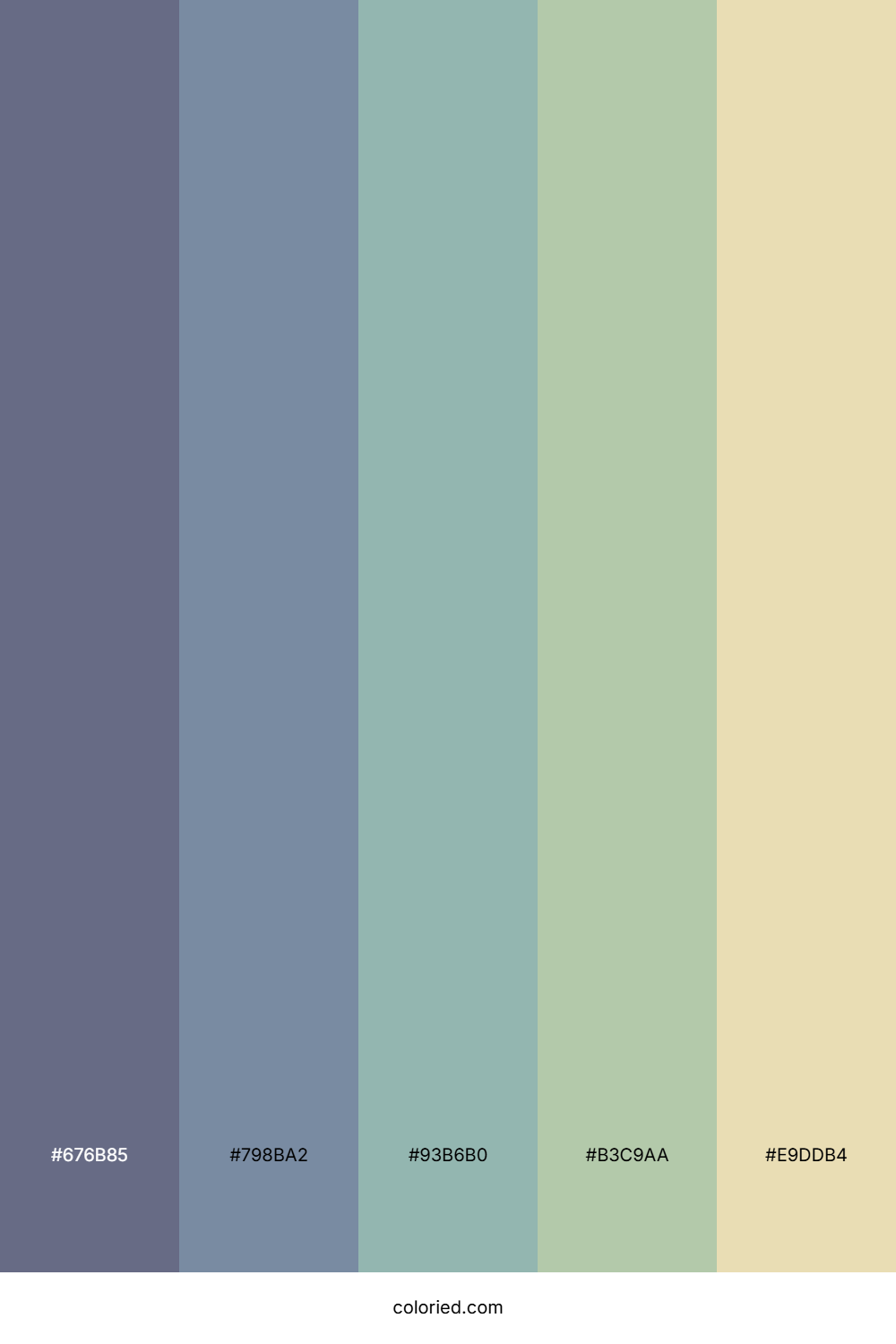 Mistwood Mountain Stream Color Palette