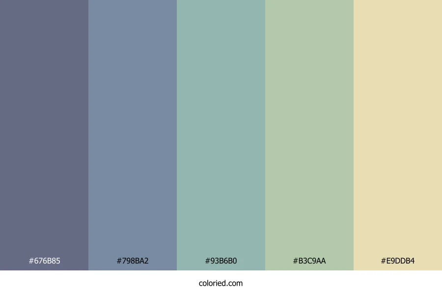Mistwood Mountain Stream Color Palette
