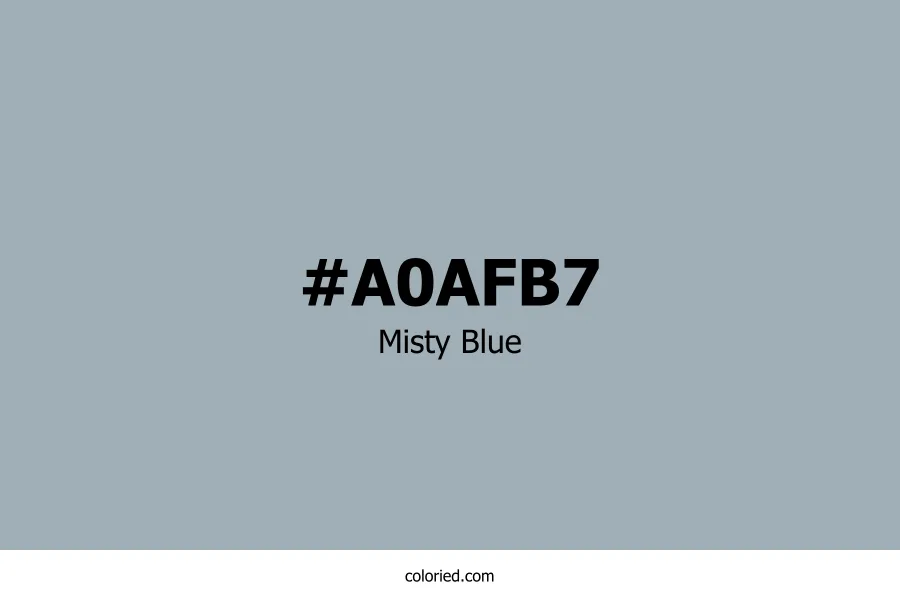 Misty Blue Color Hex Code