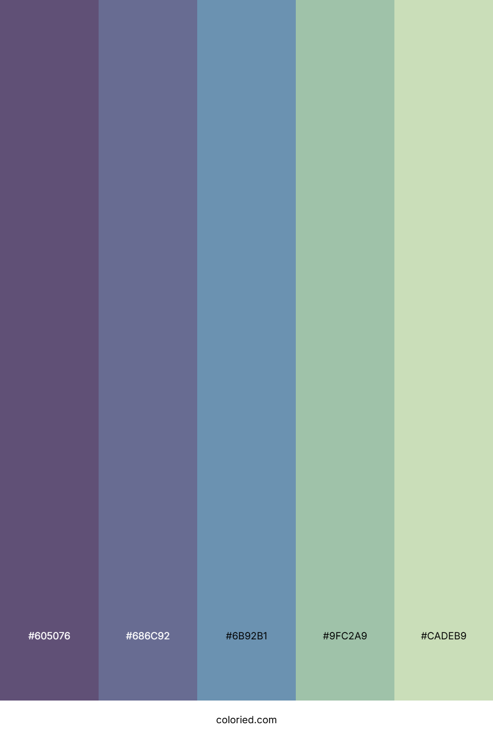 Misty Mountain Sky Color Palette