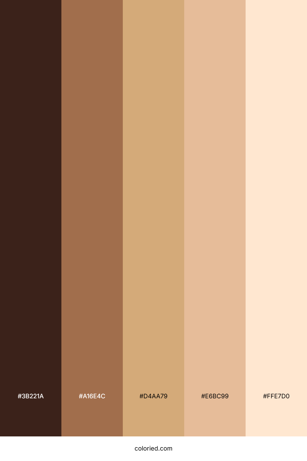 Mocha Almond Drift Color Palette