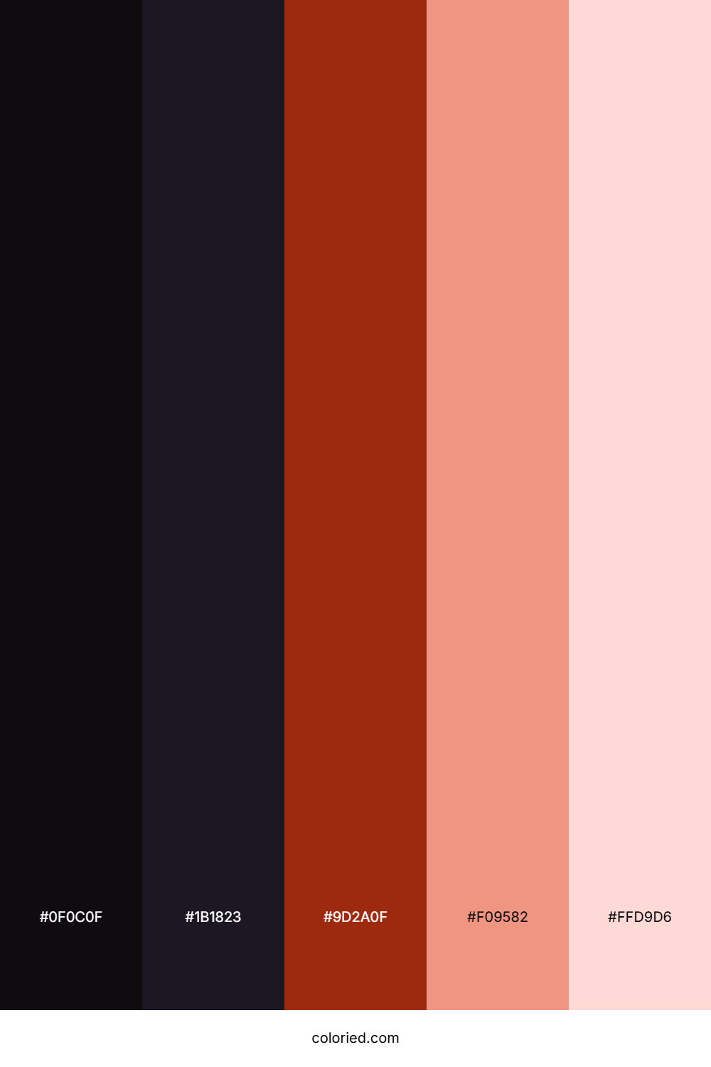 Mocha Rose Mist Color Palette
