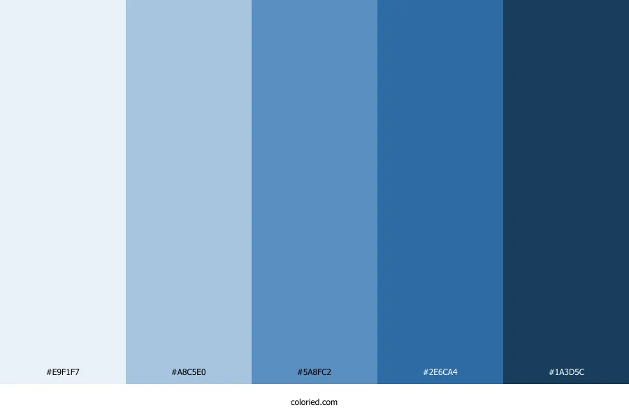 Modern Blue Color Palette