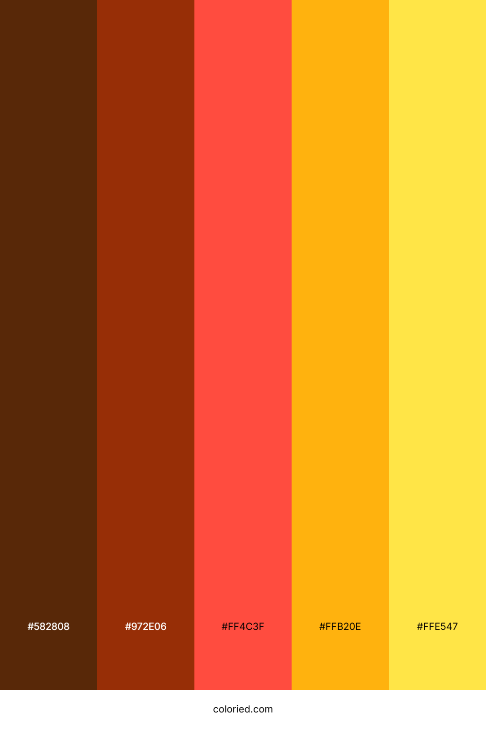 Molten Citrus Glow Color Palette