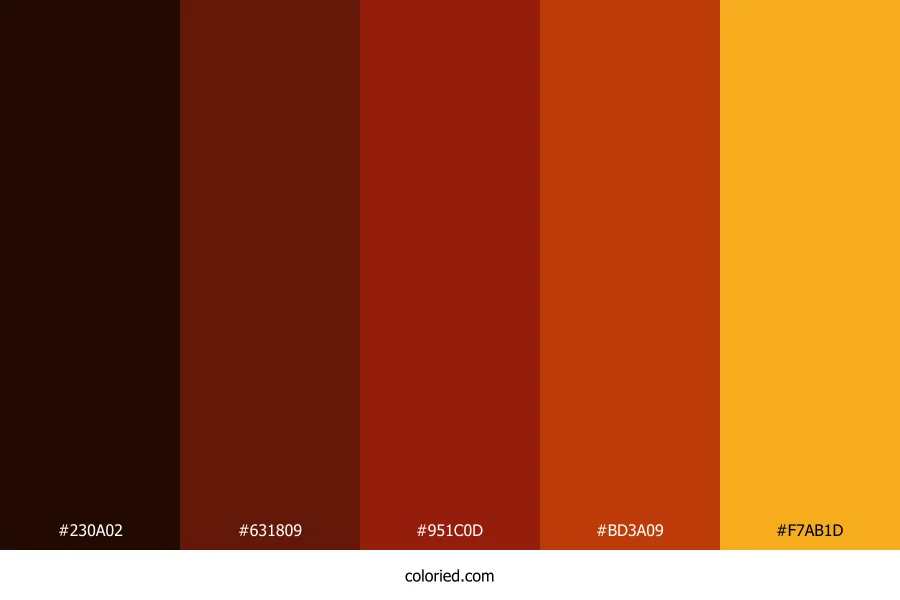 Molten Pumpkin Ember Color Palette
