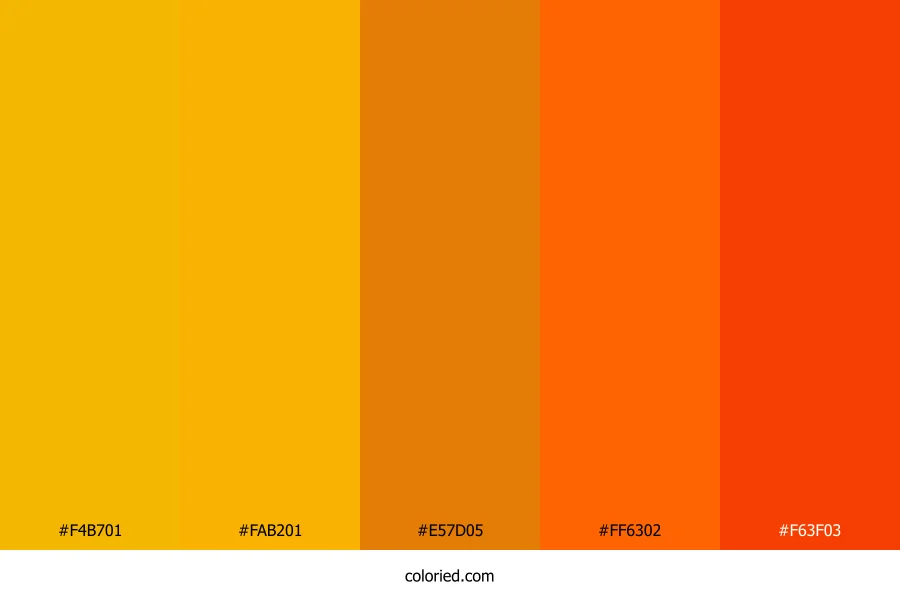 Molten Pumpkin Ritual Color Palette
