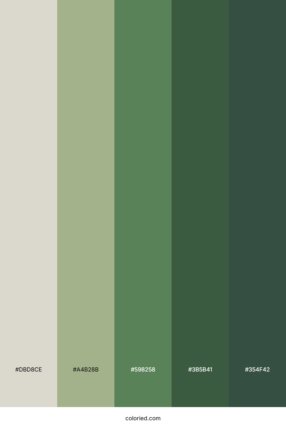 Moss Garden Retreat Palette