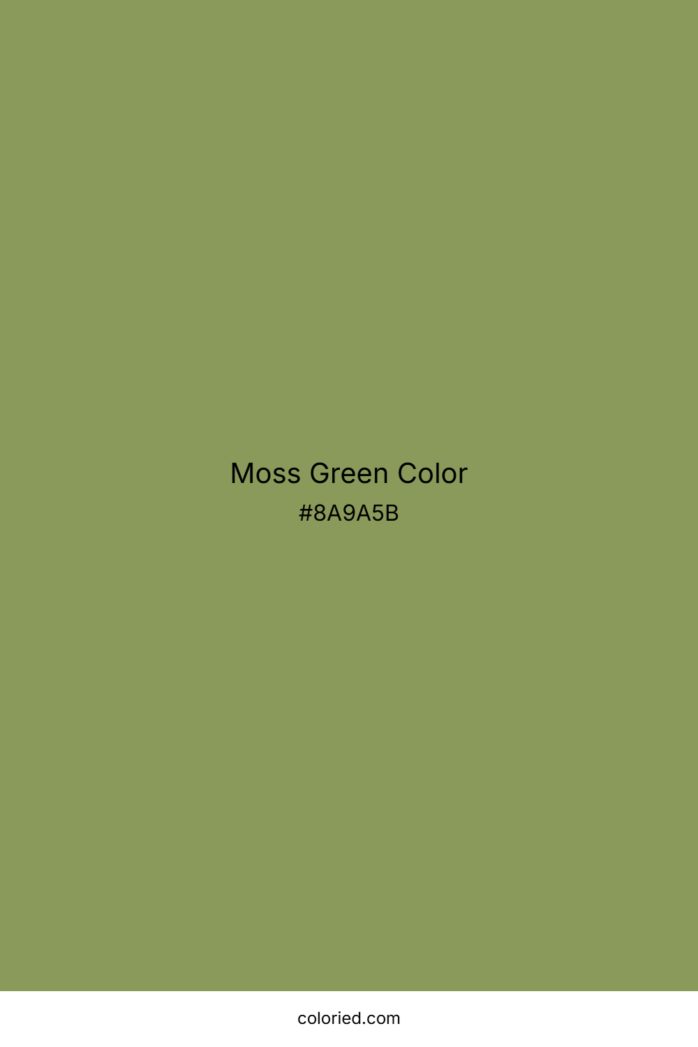 Moss Green Color