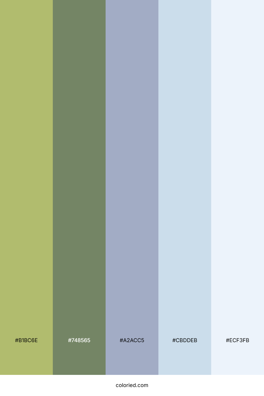 Moss Stone Sky Palette