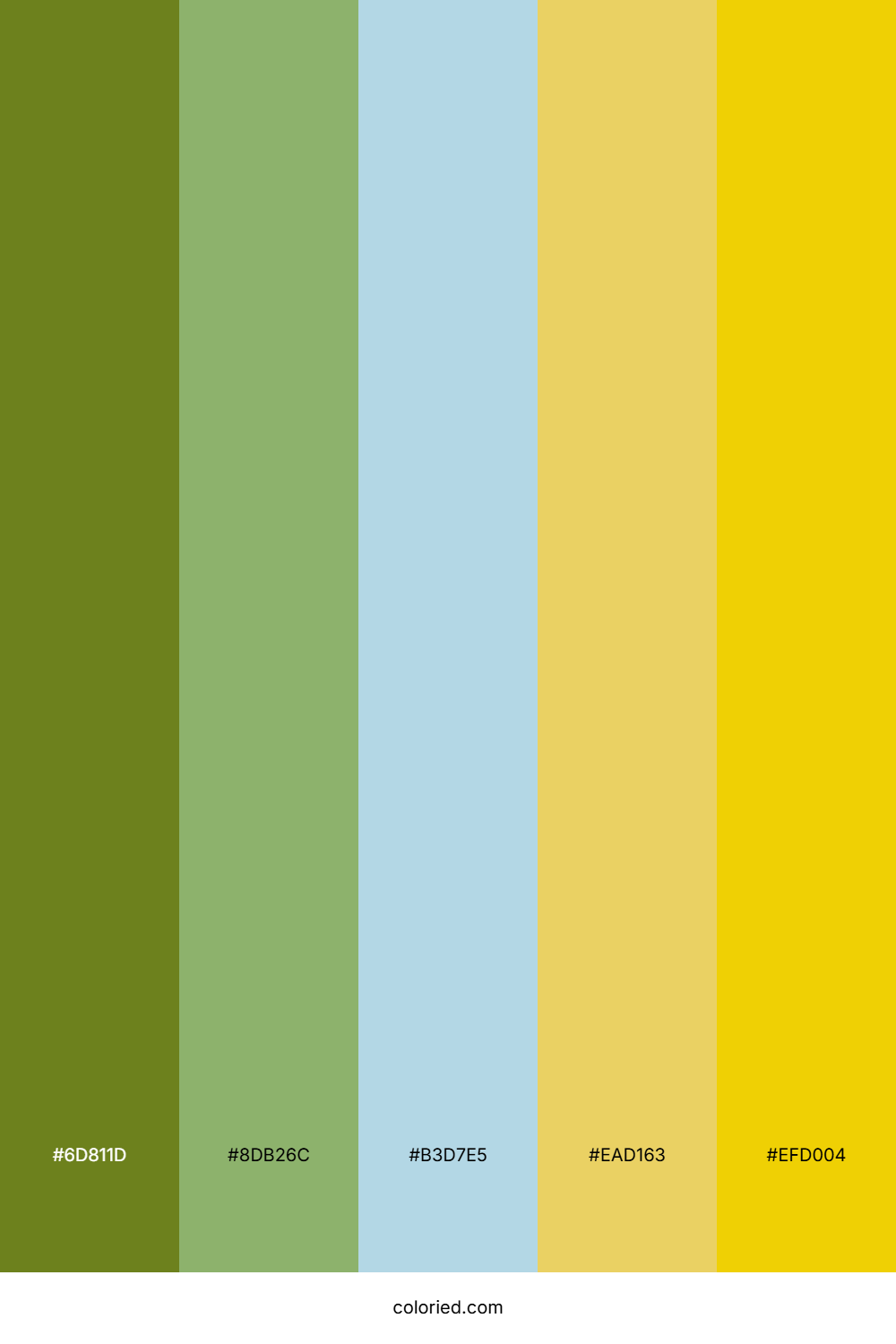 Mossy Fern Sunshine Color Palette