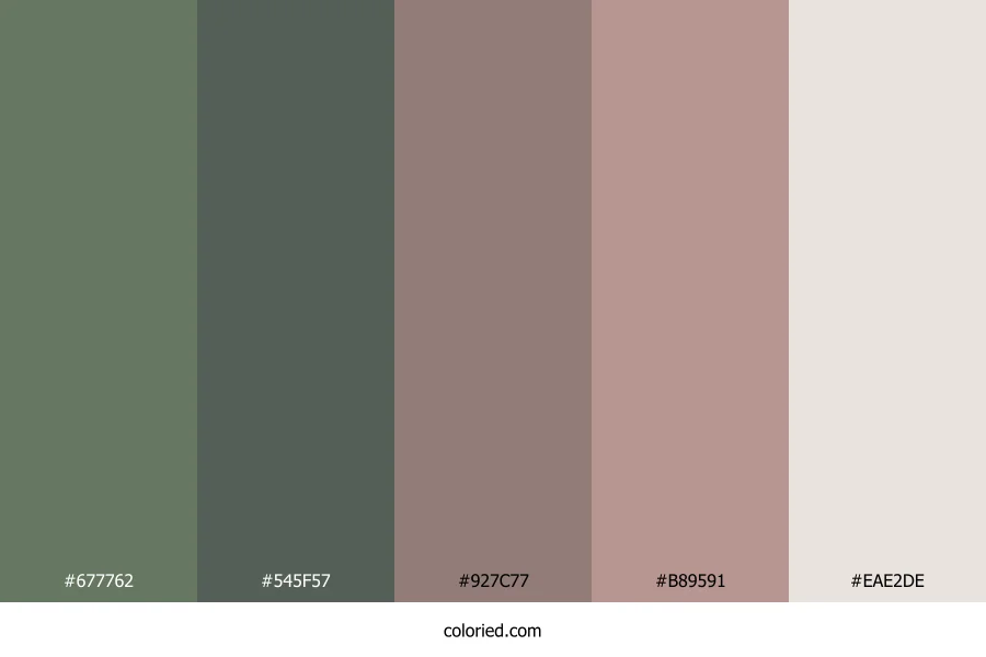 Mossy Forest Glade Color Palette