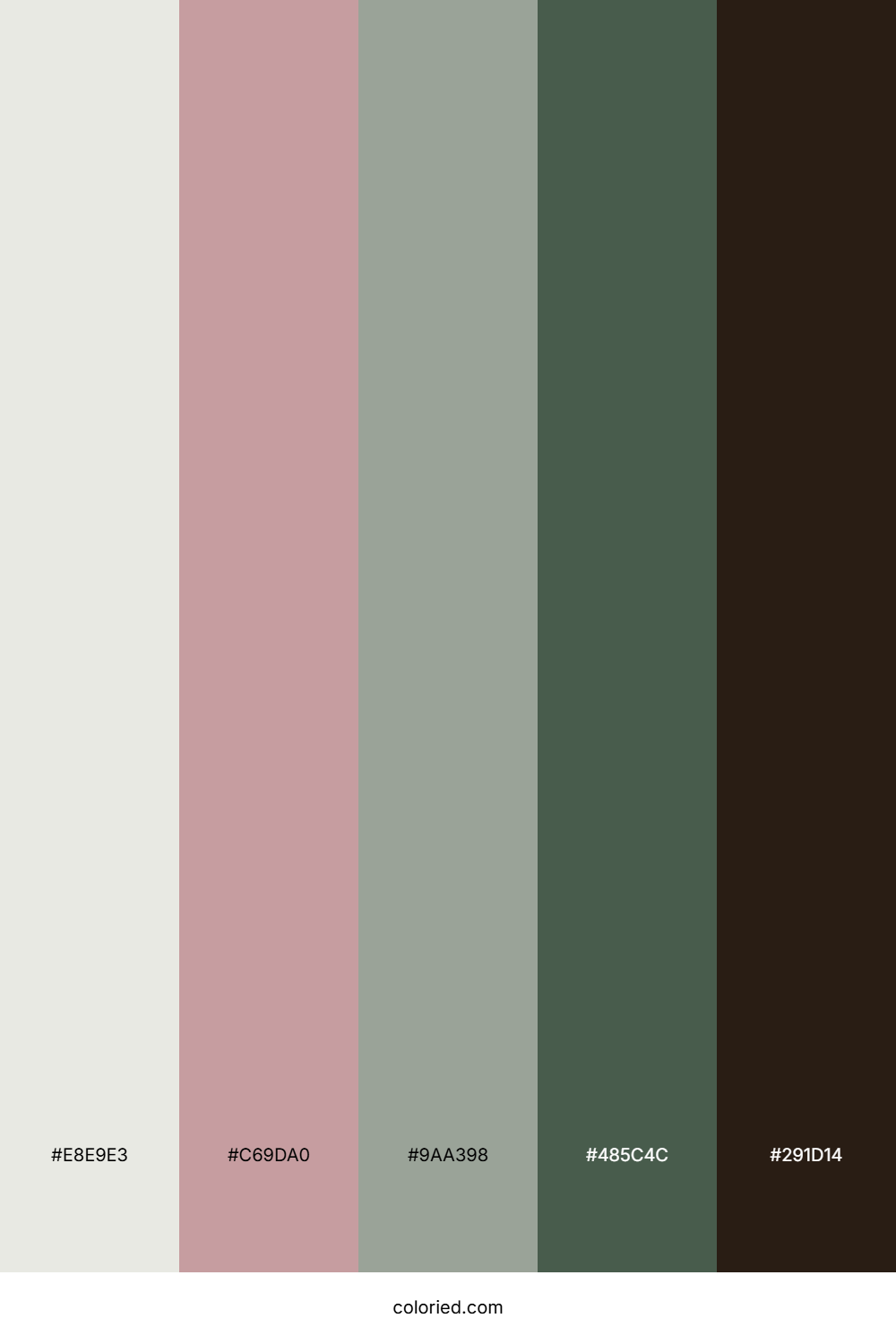 Mossy Grove Haze Color Palette