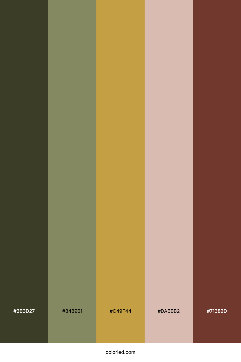 Mossy Walnut Grove Palette