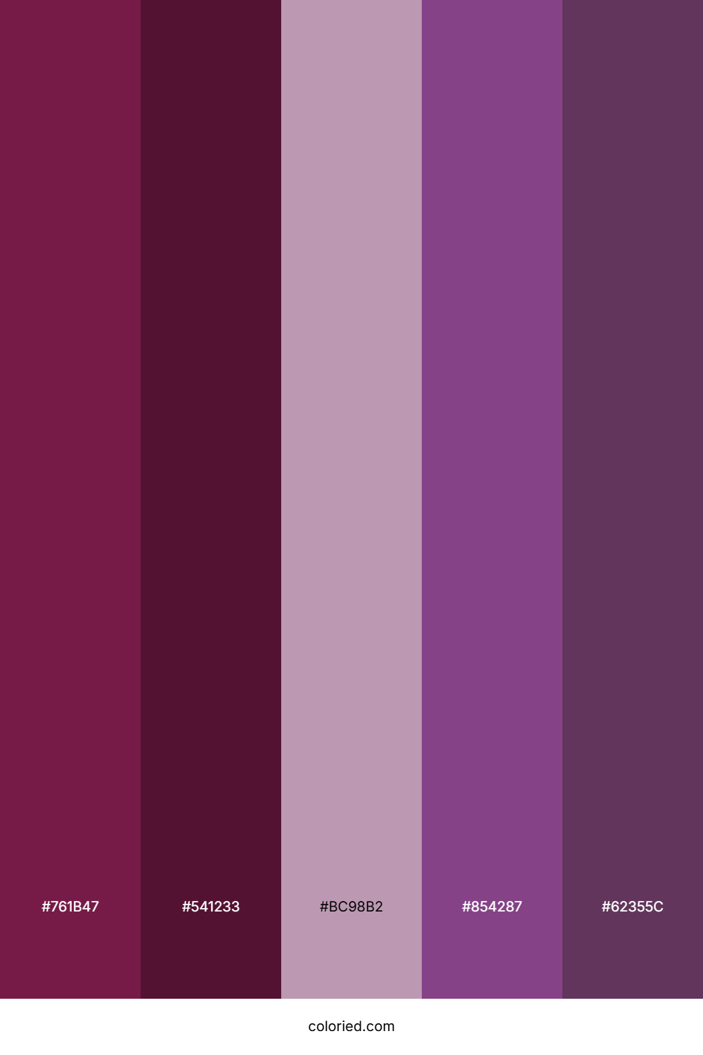 Mulberry and Plum Color Palette