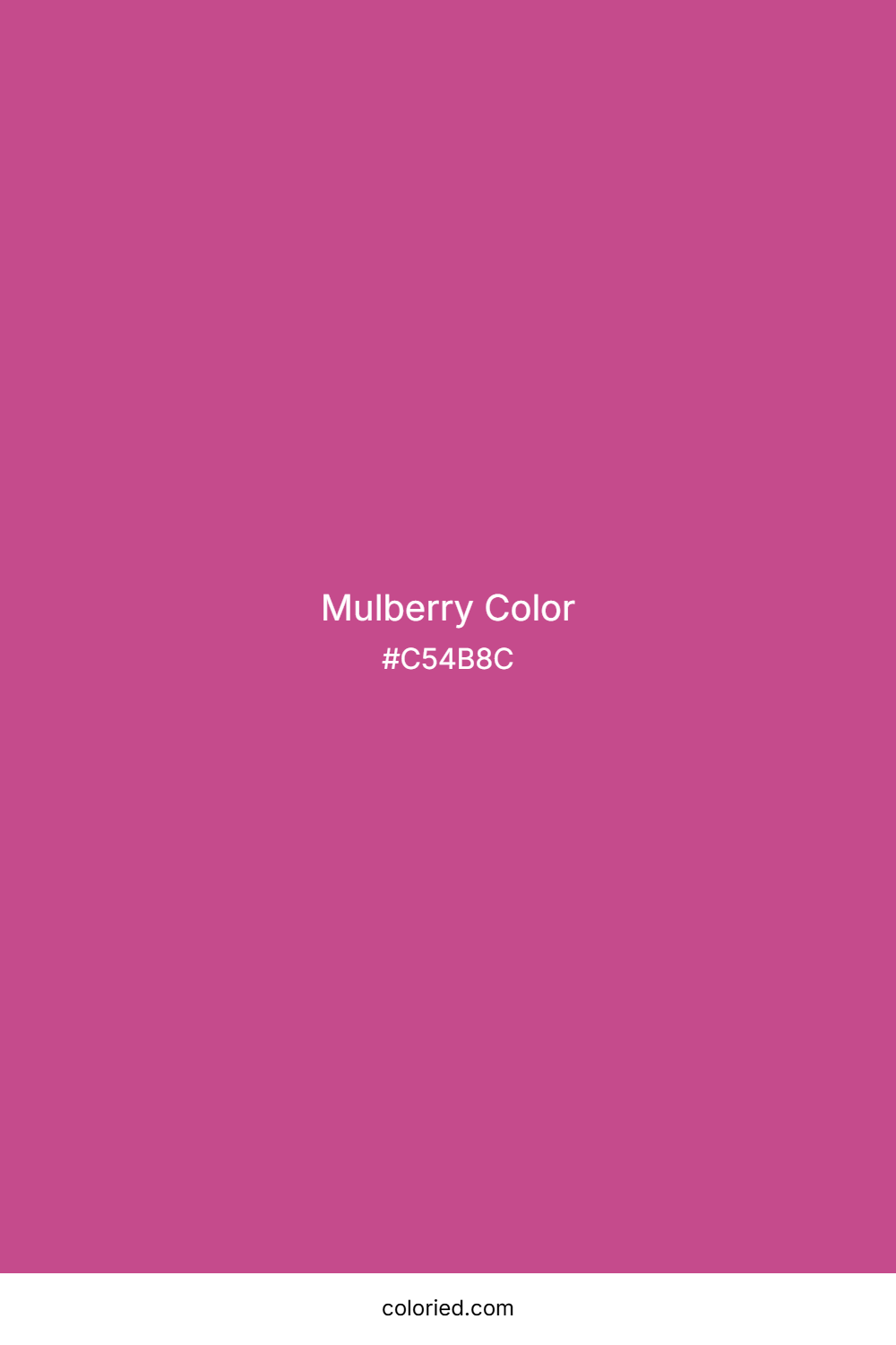 Mulberry Color