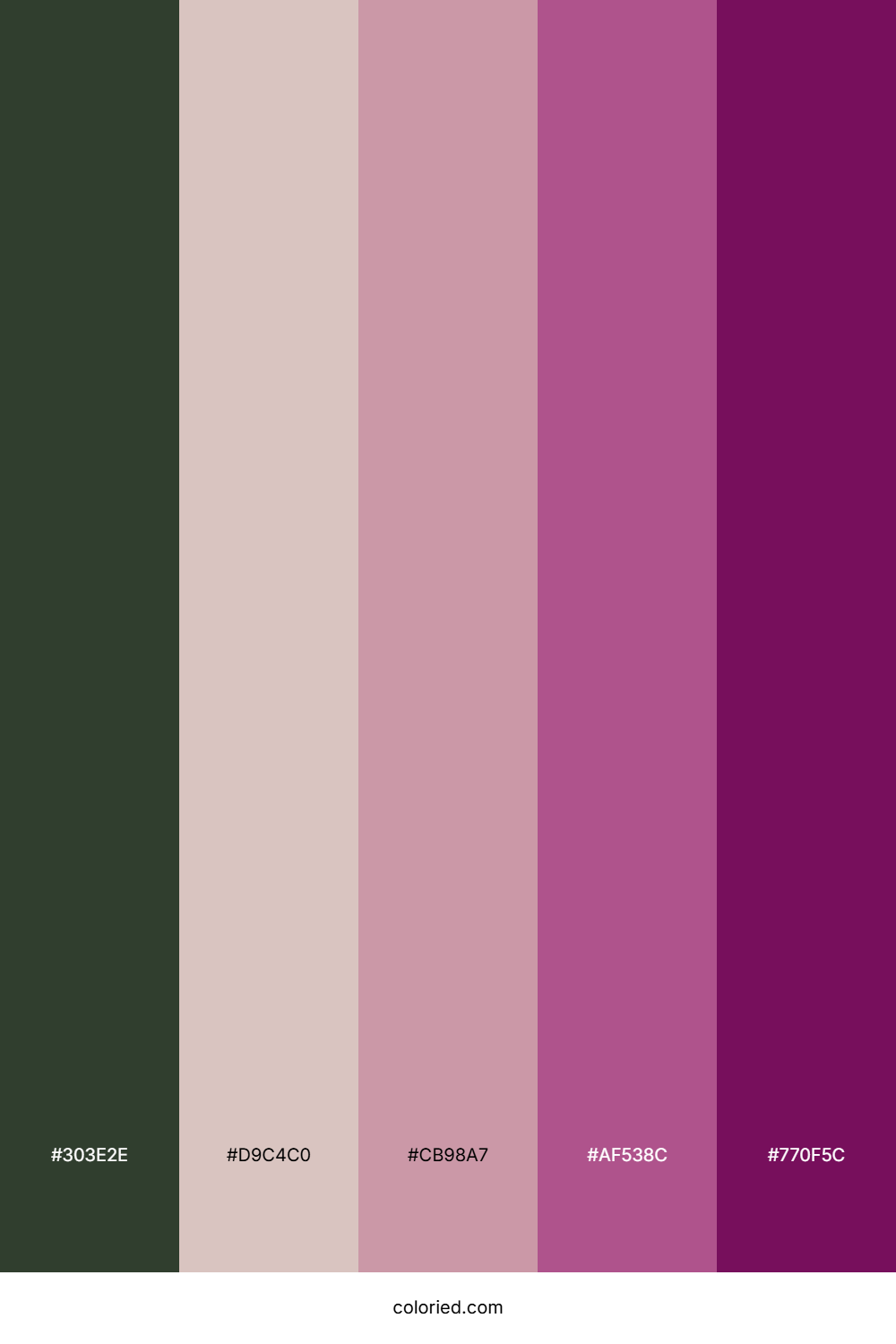 Mulberry Sage Twilight Color Palette