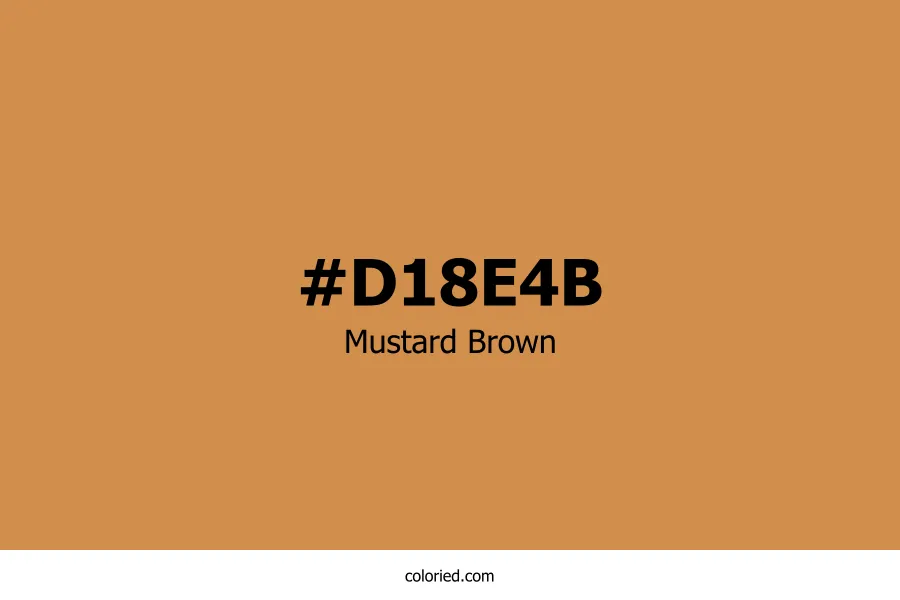 Mustard Brown Color
