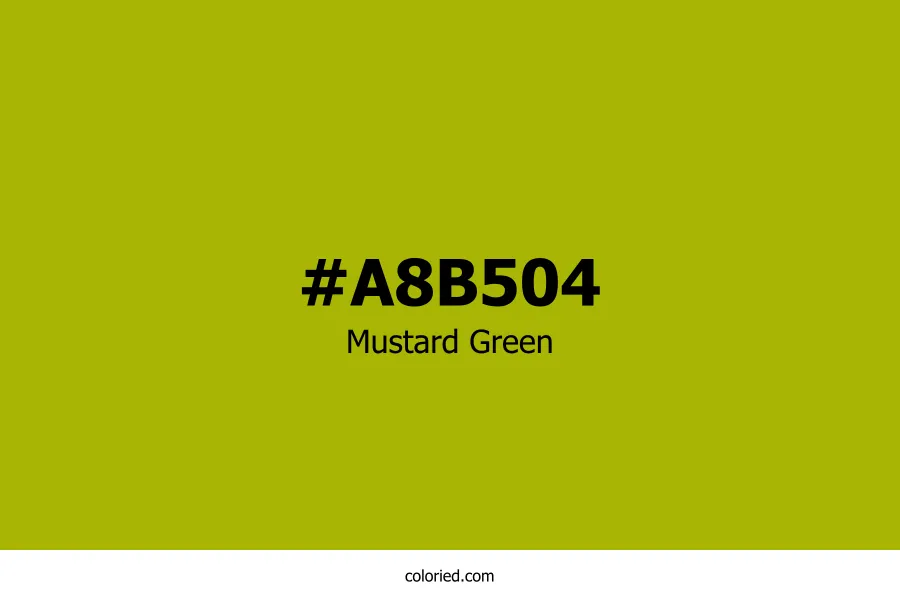 Mustard Green Color Hex Code