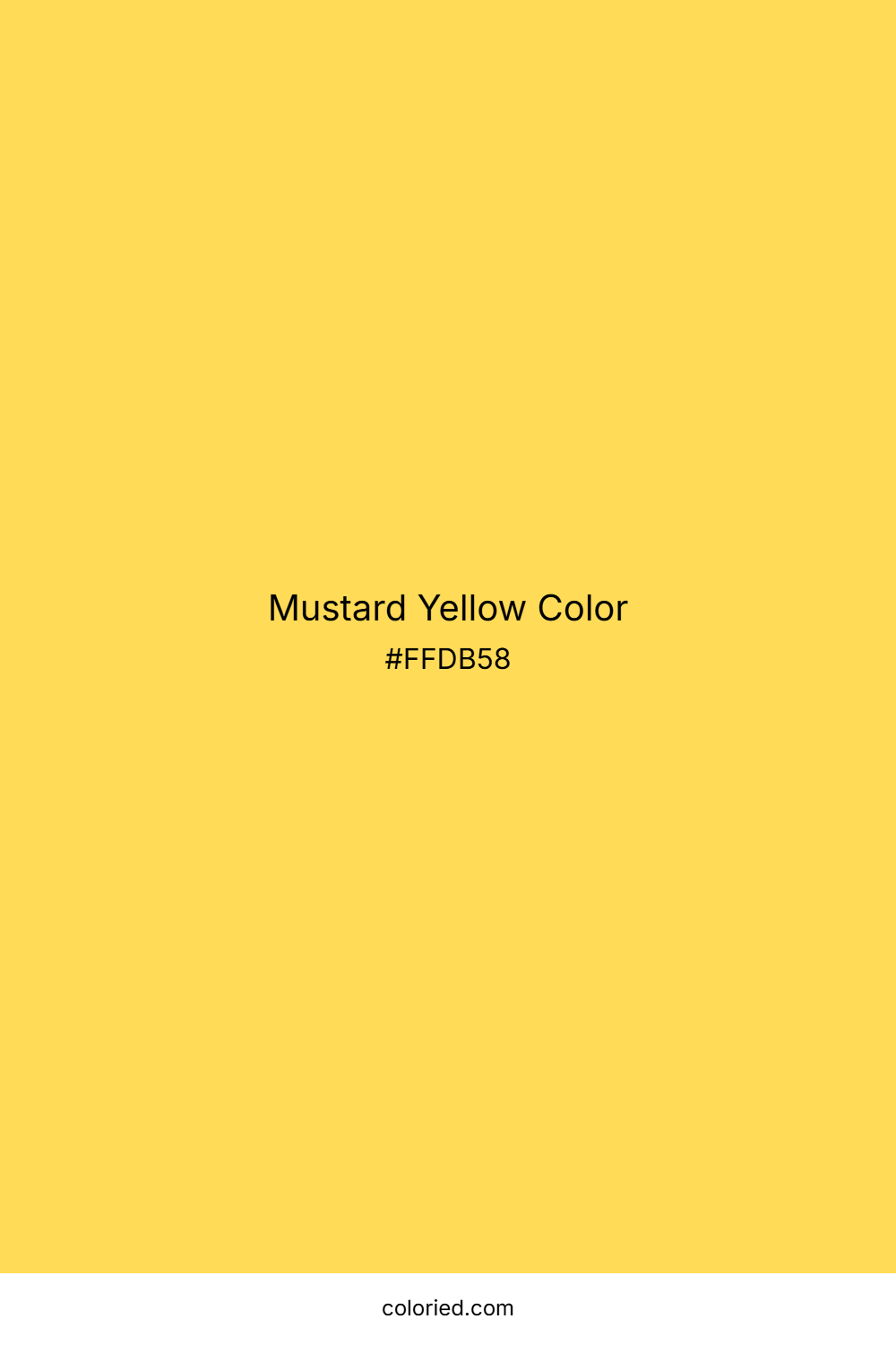 Mustard Yellow Color