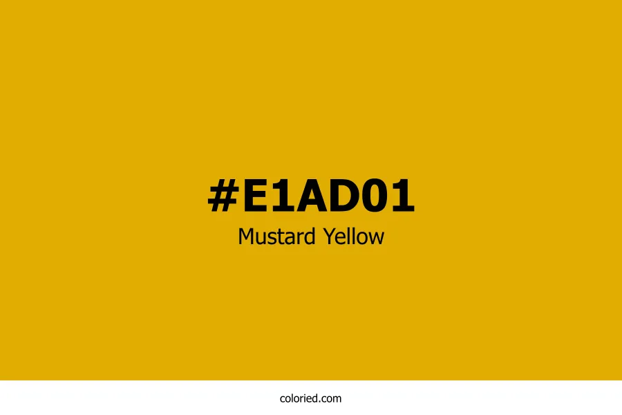 Mustard Yellow Color Hex Code