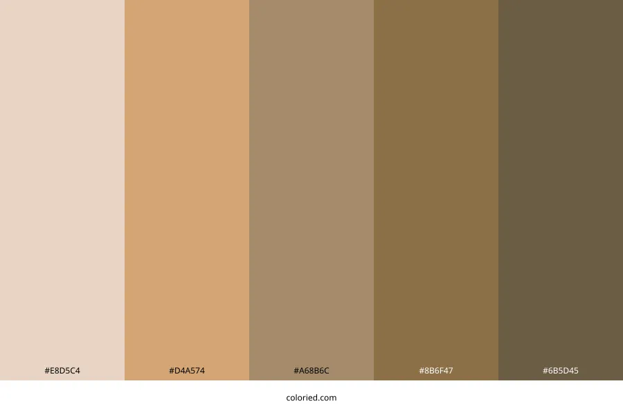 Mute Autumn Color Palette
