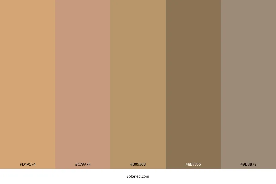Muted and Warm Color Palette