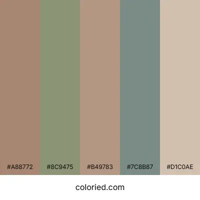 Muted Autumn Color Palette